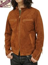 【 Y'2 LEATHER（ワイツーレザー） 】　Steer Suede Single Riders [ STEER SUEDE (牛革) ] [ Camel ]