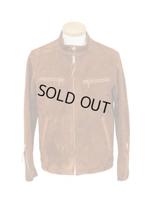 画像3: 【 Y'2 LEATHER（ワイツーレザー） 】　Steer Suede Single Riders [ STEER SUEDE (牛革) ] [ Camel ]