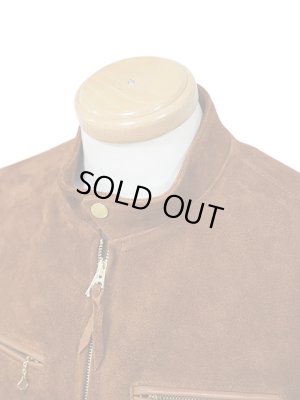 画像5: 【 Y'2 LEATHER（ワイツーレザー） 】　Steer Suede Single Riders [ STEER SUEDE (牛革) ] [ Camel ]