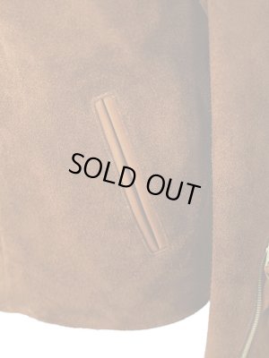 画像9: 【 Y'2 LEATHER（ワイツーレザー） 】　Steer Suede Single Riders [ STEER SUEDE (牛革) ] [ Camel ]