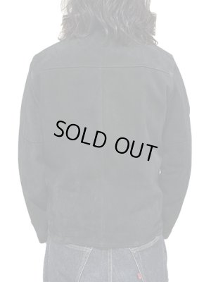 画像2: 【 Y'2 LEATHER（ワイツーレザー） 】　Steer Suede Single Riders [ STEER SUEDE (牛革) ] [ BLACK ]