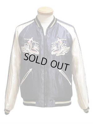 画像2: 【 TAILOR TOYO(テーラー東洋） 】　リバーシブルアセテートスカジャン　[ ACETATE SOUVENIR JACKET ]　[ KING KAMEHAMEHA × UKULELE ]