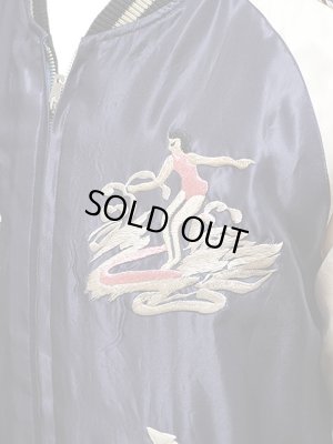 画像5: 【 TAILOR TOYO(テーラー東洋） 】　リバーシブルアセテートスカジャン　[ ACETATE SOUVENIR JACKET ]　[ KING KAMEHAMEHA × UKULELE ]