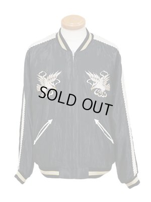 画像4: 【 TAILOR TOYO ( テーラー東洋 ）】 リバーシブルアセテートスカジャン　[ ACETATE SOUVENIR JACKET ] [ WHITE EAGLE × GOLD DRAGON ]