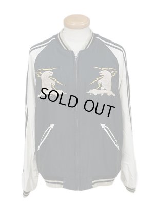 画像2: 【 TAILOR TOYO(テーラー東洋）】 アセテートスカジャンエイジングモデル [ ACETATE SOUVENIR JACKET (AGING MODEL) ] [ POLAR BEAR × MOOSE ]