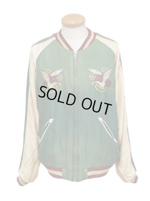 画像10: 【 TAILOR TOYO(テーラー東洋）】 アセテートスカジャンエイジングモデル [ ACETATE SOUVENIR JACKET (AGING MODEL) ] [ SNAKE & SKULL × DRAGON HEAD ]