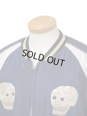 画像4: 【 TAILOR TOYO(テーラー東洋）】 アセテートスカジャンエイジングモデル [ ACETATE SOUVENIR JACKET (AGING MODEL) ] [ SNAKE & SKULL × DRAGON HEAD ]