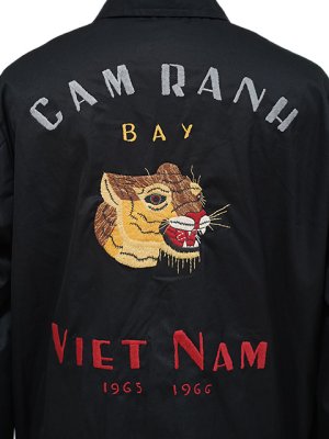 画像12: 【 TAILOR東洋（テーラートウヨウ） 】 ベトジャン [ Mid 1960s Style Cotton Vietnam Jacket ] [ VIETNAM PANTHER ] [ BLACK ]
