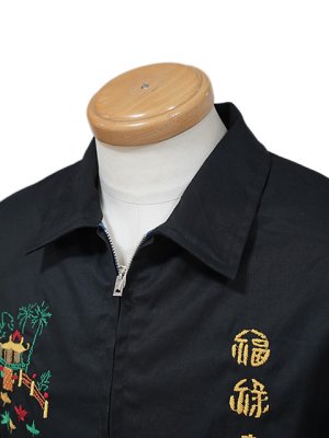 画像5: 【 TAILOR東洋（テーラートウヨウ） 】 ベトジャン [ Mid 1960s Style Cotton Vietnam Jacket ] [ VIETNAM PANTHER ] [ BLACK ]