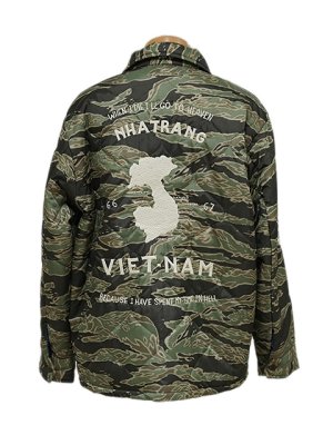 画像3: 【 TAILOR東洋（テーラートウヨウ） 】 ベトジャン [ Mid 1960s Style Vietnam Liner Jacket ] [ VIET-NAM MAP ] [ Tiger Camo ]