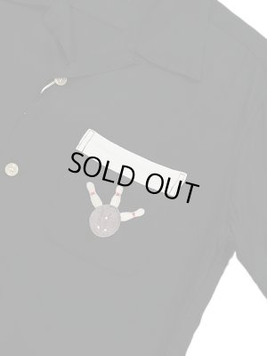 画像4: 【 TAILOR TOYO(テーラー東洋） 】　スカボーリングシャツ [  SUKA BOWLING SHIRT ] [ CPO CLUB ] [ BLACK ]