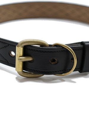 画像2: 【 ART BROWN（アートブラウン） 】　ダイヤモンドステッチベルト [ 35mm幅 ] [ HORWEEN CHROMEXCEL LEATHER ] [ BLACK ]