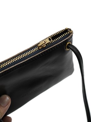 画像3: 【 ART BROWN（アートブラウン） 】　ミニショルダーバッグ [ HORWEEN CHROMEXCEL LEATHER ] [ BLACK ] 【 メール便可 】