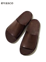 【 vasco（ヴァスコ） 】　レザートラベルサンダル　[ Leather Travel Sandal ] [ BROWN ]