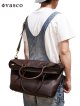 【 vasco（ヴァスコ） 】　LEATHER NELSON 2WAY BAG　[ BROWN ]