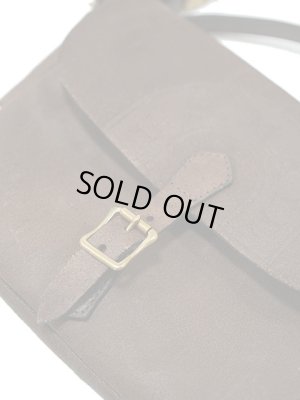 画像3: 【 vasco（ヴァスコ） 】　レザーポストマンショルダーバッグ [ Rough Out ] [ SMALL ] [ BROWN ]