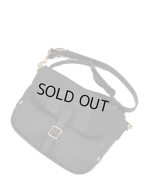 画像2: 【 vasco（ヴァスコ） 】　レザーポストマンショルダーバッグ [ Rough Out ] [ SMALL ] [ BLACK ]