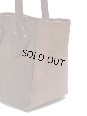 画像3: 【 vasco（ヴァスコ） 】　LEATHER OLD TOTE BAG [ SMALL ] [ BROWN ]