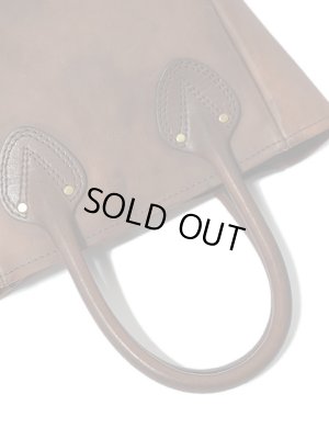 画像5: 【 vasco（ヴァスコ） 】　LEATHER OLD TOTE BAG [ SMALL ] [ BROWN ]