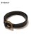 画像1: 【 vasco（ヴァスコ） 】　レザーリングベルト　[ Leather Ring Belt ] [ BLACK ] (1)