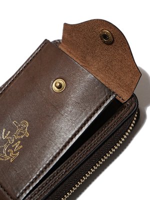 画像12: 【 vasco（ヴァスコ） 】　Leather Naval Round Zip Short Wallet　[ ITALIAN OIL LEATHER ]