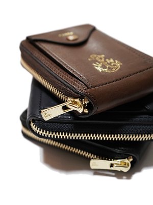 画像13: 【 vasco（ヴァスコ） 】　Leather Naval Round Zip Short Wallet　[ ITALIAN OIL LEATHER ]