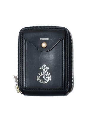 画像4: 【 vasco（ヴァスコ） 】　Leather Naval Round Zip Short Wallet　[ ITALIAN OIL LEATHER ]