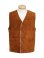 画像3: 【 Y'2 LEATHER（ワイツーレザー） 】　Steer Roughout Wool Boa Vest [ STEER ROUGHOUT (牛革) ] [ Camel ]