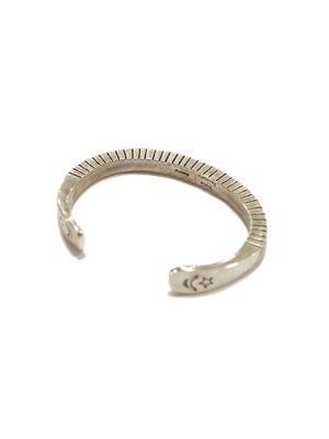 画像5: 【 Whlie Secatero（ワイリー セカテロ） 】ナバホシルバーバングル [ NAVAJO JEWELRY ] 【 メール便可 】