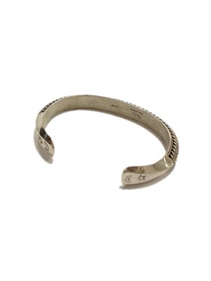 画像4: 【 Whlie Secatero（ワイリー セカテロ） 】ナバホシルバーバングル [ NAVAJO JEWELRY ] 【 メール便可 】