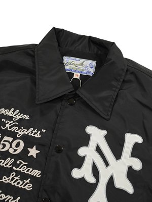 画像3: 【 WhitesVille（ホワイツビル） 】 NYLON COACH JACKET [ New York ] [ BLACK ]