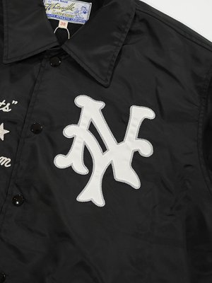 画像4: 【 WhitesVille（ホワイツビル） 】 NYLON COACH JACKET [ New York ] [ BLACK ]