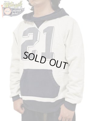 画像9: 【 WhitesVille（ホワイツビル） 】 後付けパーカー  [ ATTACHED HOOD PARKA AGED ] [ Oatmeal x Navy ]