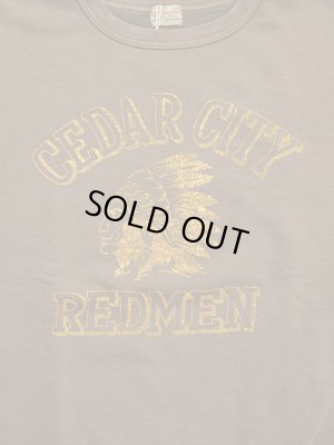 画像4: 【 WhitesVille（ホワイツビル） 】 ピグメントプリントスウェット　[ PIGMENT DYE SWEAT SHIRT ] [ REDMEN ] [ BROWN ]