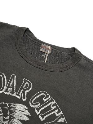 画像5: 【 WhitesVille（ホワイツビル） 】 ピグメントプリントスウェット　[ PIGMENT DYE SWEAT SHIRT ] [ REDMEN ] [ BLACK ]