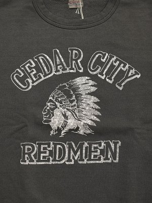 画像6: 【 WhitesVille（ホワイツビル） 】 ピグメントプリントスウェット　[ PIGMENT DYE SWEAT SHIRT ] [ REDMEN ] [ BLACK ]