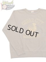 【 WhitesVille（ホワイツビル） 】 ピグメントプリントスウェット　[ PIGMENT DYE SWEAT SHIRT ] [ REDMEN ] [ BROWN ]