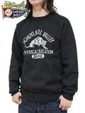 【 WhitesVille（ホワイツビル） 】 両Vプリントスウェット [ Print Sweat ] [ SCHUYLKILL VALLEY ] [ Black ]