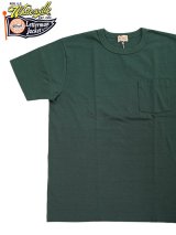 【 WhitesVille（ホワイツビル） 】 ヘヴィポケットTシャツ [ 14/- SHORT SLEEVE POCKET T-SHIRT ] [ GREEN ] 【 メール便可 】