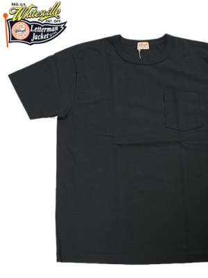 画像1: 【 WhitesVille（ホワイツビル） 】 ヘヴィポケットTシャツ [ 14/- SHORT SLEEVE POCKET T-SHIRT ] [ BLACK ] 【 メール便可 】