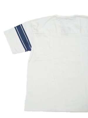 画像2: 【 WhitesVille（ホワイツビル） 】 フットボールTシャツ [ FOOTBALL T-SHIRT ] [ O.White ] 【 メール便可 】