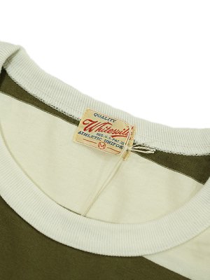 画像5: 【 WhitesVille（ホワイツビル） 】 度詰めボーダーTシャツ [ 30/2 BORDER T-SHIRT ] [ OLIVE ] 【 メール便可 】