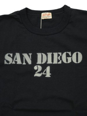 画像4: 【 WhitesVille（ホワイツビル） 】 丸胴プリントTee [ SAN DIEGO 24 ] [ Black ] 【 メール便可 】