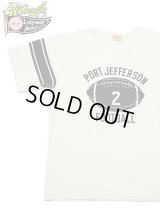 【 WhitesVille（ホワイツビル） 】 フットボールTシャツ [ FOOTBALL T-SHIRT ] [ PORT JEFFERSON FB ] [ O.White ] 【 メール便可 】