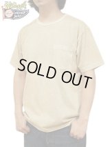 【 WhitesVille（ホワイツビル） 】 ピグメントダイポケットTシャツ [ PIGMENT DYE POCKET T-SHIRT ] [ BEIGE ] 【 メール便可 】