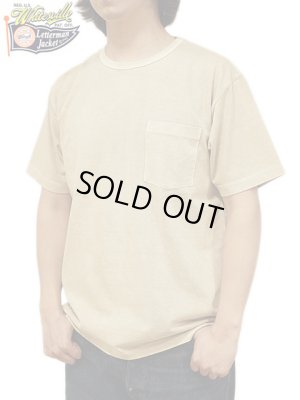 画像1: 【 WhitesVille（ホワイツビル） 】 ピグメントダイポケットTシャツ [ PIGMENT DYE POCKET T-SHIRT ] [ BEIGE ] 【 メール便可 】