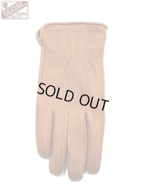 画像1: 【 Y'2 LEATHER（ワイツーレザー） 】　DEER SKIN SHORT GROVES [ 鹿革 ] [ CAMEL ] 【 メール便可 】 