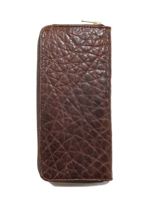 画像2: 【 Y'2 LEATHER（ワイツーレザー） 】　ブルハイドロングウォレット　[ BULL HIDE LONG WALLET ] [ RED BROWN ] 【 メール便可 】 