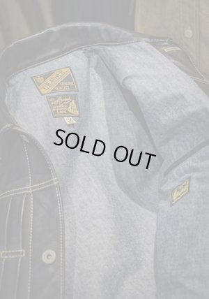 画像23: 【 Lua × Y'2 LEATHER（ルア × ワイツーレザー） 】 【 Lua別注 】 1st Type Leather Jacket [ WW2 Model ] ( 大戦モデル ) [ Indigo Horse ] [ Lot.20 ] [ LUA LIMITED EDITION ]