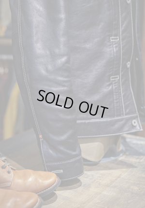 画像19: 【 Lua × Y'2 LEATHER（ルア × ワイツーレザー） 】 【 Lua別注 】 1st Type Leather Jacket [ WW2 Model ] ( 大戦モデル ) [ Indigo Horse ] [ Lot.20 ] [ LUA LIMITED EDITION ]